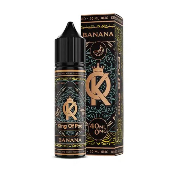 BANANA 40ML E LIQUID KING OF POD