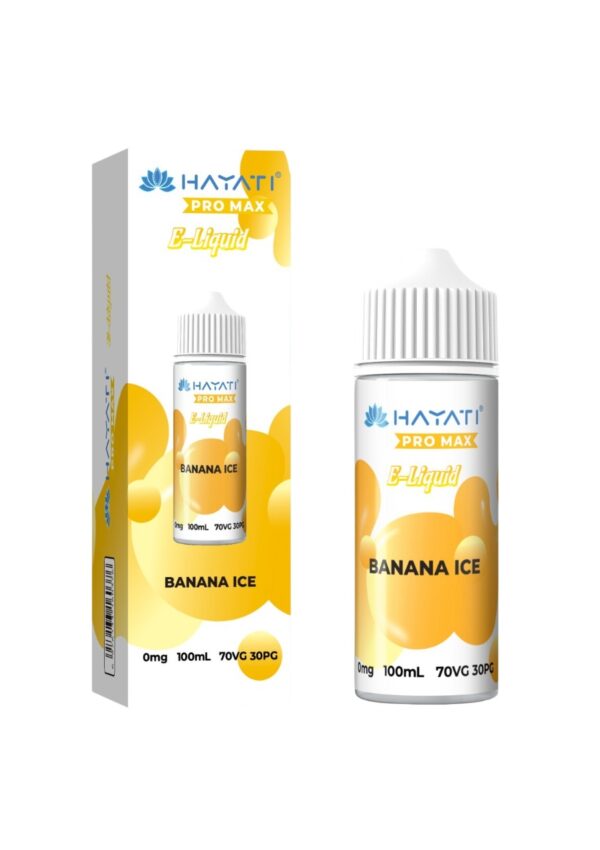 BANANA ICE 100ML E LIQUID HAYATI PRO MAX