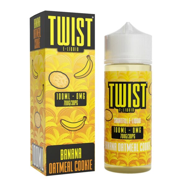 BANANA OATMEAL COOKIE 100ML E LIQUID TWIST LIQUIDS