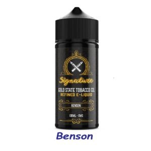 BENSON 100ML E LIQUID SIGNATURE GOLD STATE