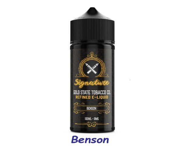 BENSON 100ML E LIQUID SIGNATURE GOLD STATE