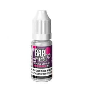 BLACKCURRANT RASPBERRY ICE 10ML NIC SALT BAR BY UNCLES