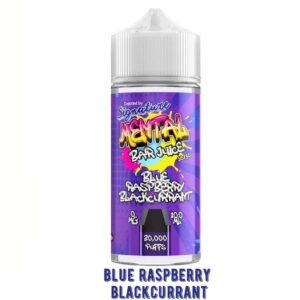 BLUE RASPBERRY BLACKCURRANT 100ML E LIQUID SIGNATURE MENTAL BAR JUICE