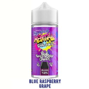 BLUE RASPBERRY GRAPE 100ML E LIQUID SIGNATURE MENTAL BAR JUICE