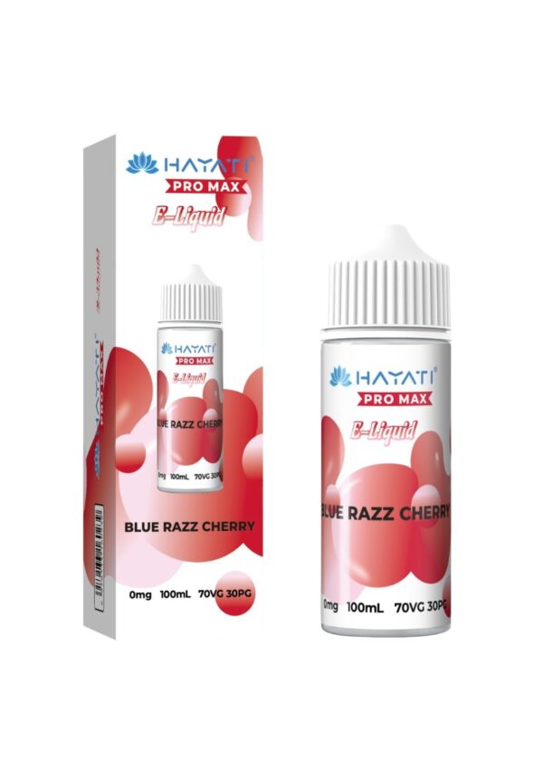 BLUE RAZZ CHERRY 100ML E LIQUID HAYATI PRO MAX