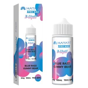 BLUE RAZZ GUMMY BEAR 100ML E LIQUID HAYATI PRO MAX