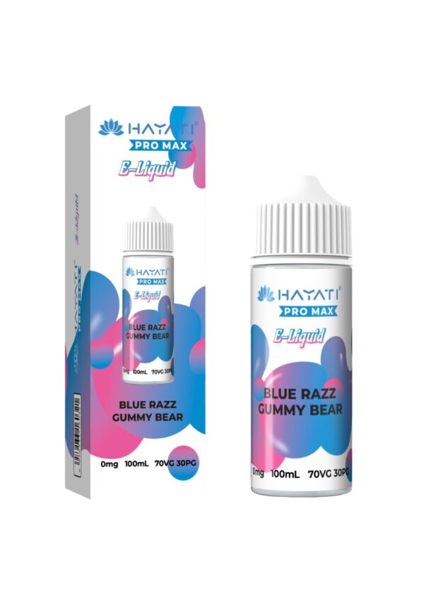 BLUE RAZZ GUMMY BEAR 100ML E LIQUID HAYATI PRO MAX