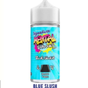 BLUE SLUSH 100ML E LIQUID SIGNATURE MENTAL BAR JUICE