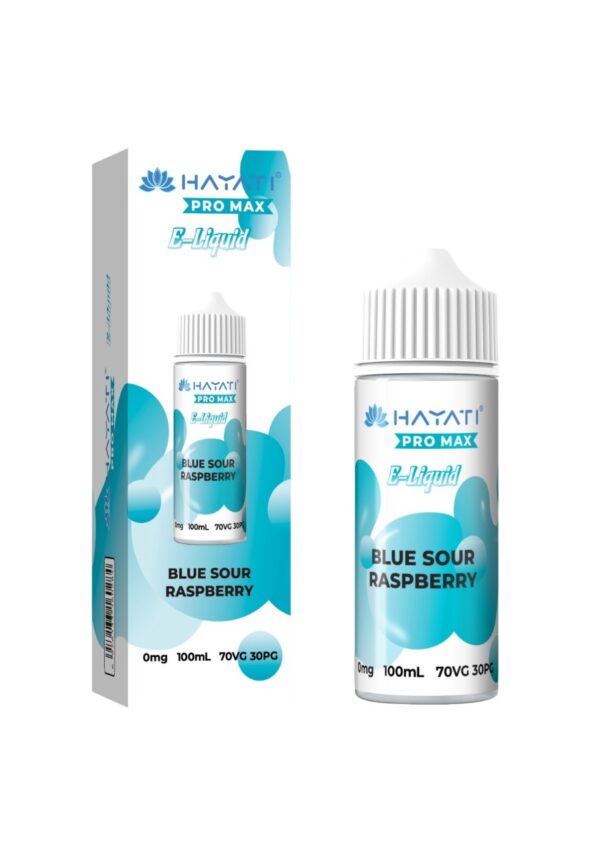 BLUE SOUR RASPBERRY 100ML E LIQUID HAYATI PRO MAX