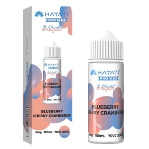 BLUEBERRY CHERRY CRANBERRY 100ML E LIQUID HAYATI PRO MAX