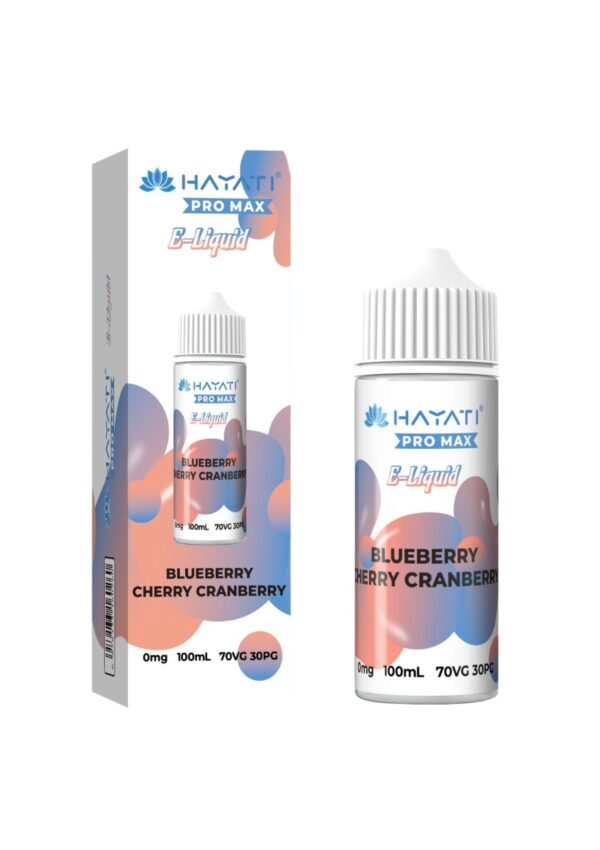 BLUEBERRY CHERRY CRANBERRY 100ML E LIQUID HAYATI PRO MAX