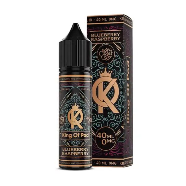 BLUEBERRY RASPBERRY 40ML E LIQUID KING OF POD