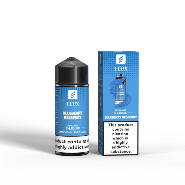 BLUEBERRY RESBERRY I LUX 100ML E LIQUID GREEN SOUND