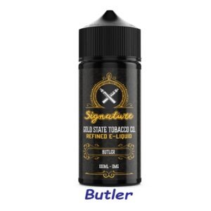 BUTLER 100ML E LIQUID SIGNATURE GOLD STATE