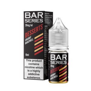 CHERRY BAKEWELL BAR SERIES DESSERTS 10ML NIC SALT MAJOR FLAVOUR