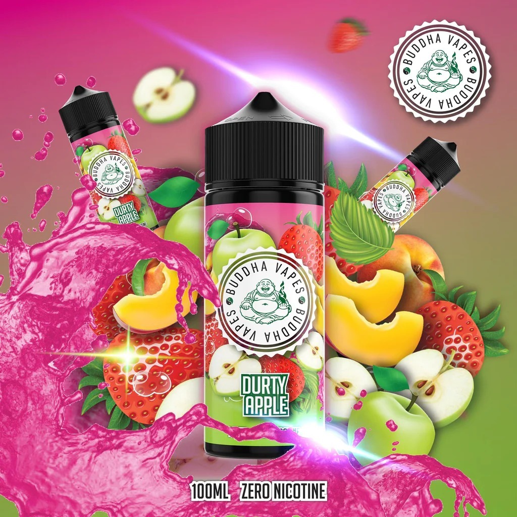 DURTY APPLE 100ML E LIQUID BUDDHA VAPES UK Vape Store ECig Clouds