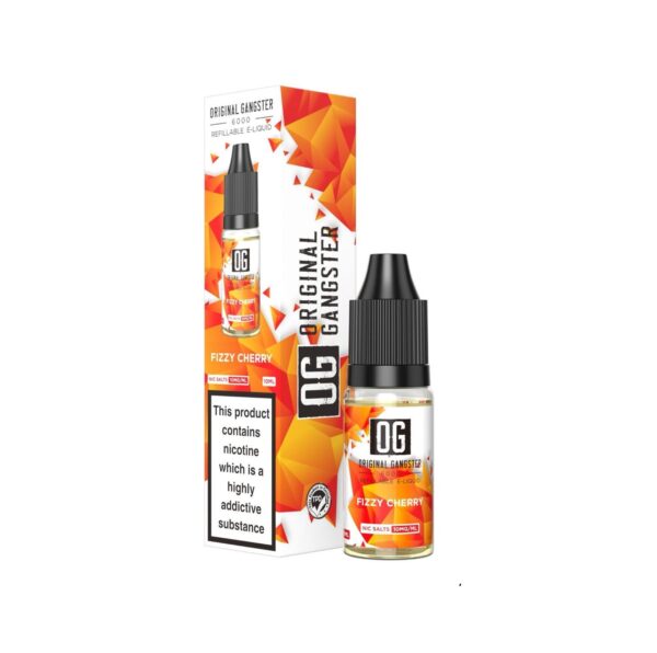 FIZZY CHERRY 10ML NIC SALT ORIGINAL GANGSTER 6000