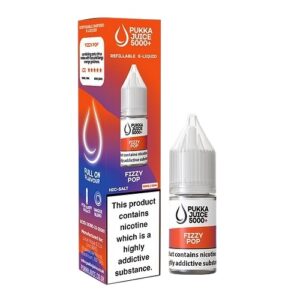 FIZZY POP 10ML NIC SALT PUKKA JUICE 5000+