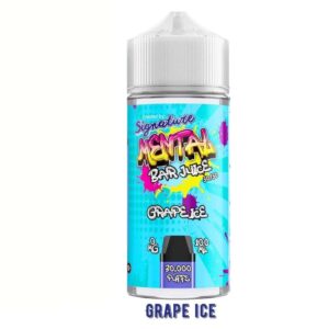 GRAPE ICE 100ML E LIQUID SIGNATURE MENTAL BAR JUICE