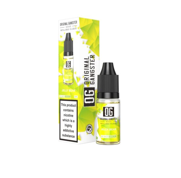 JELLY BEAR 10ML NIC SALT ORIGINAL GANGSTER 6000