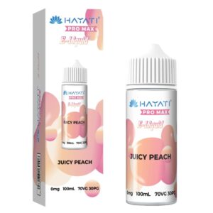 JUICY PEACH 100ML E LIQUID HAYATI PRO MAX