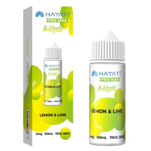LEMON & LIME 100ML E LIQUID HAYATI PRO MAX