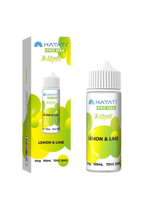 LEMON & LIME 100ML E LIQUID HAYATI PRO MAX