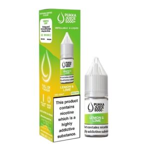 LEMON & LIME 10ML NIC SALT PUKKA JUICE 5000+