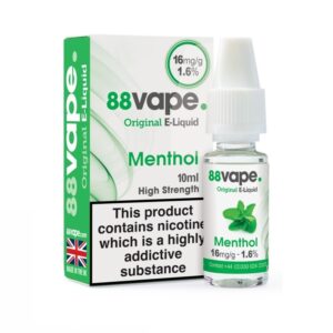 MENTHOL 10ML E LIQUID 88VAPE