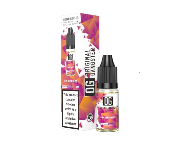 MIX BERRIES 10ML NIC SALT ORIGINAL GANGSTER 6000