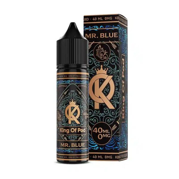 MR BLUE 40ML E LIQUID KING OF POD