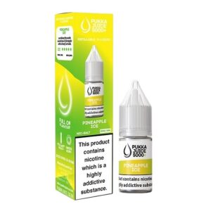 PINEAPPLE ICE 10ML NIC SALT PUKKA JUICE 5000+