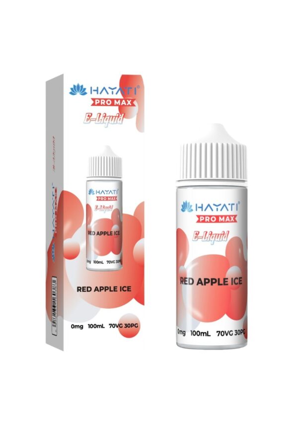 RED APPLE ICE 100ML E LIQUID HAYATI PRO MAX