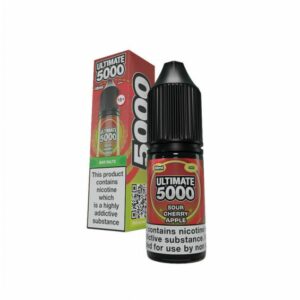 SOUR CHERRY APPLE BAR SALTS 10ML NIC SALT ULTIMATE 5000