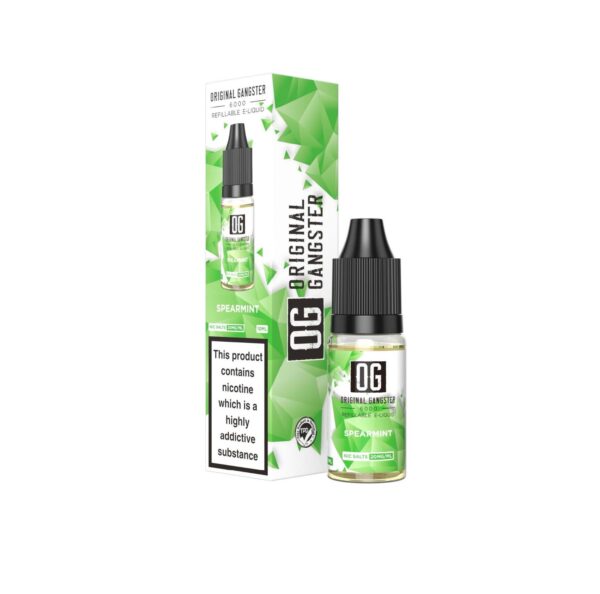 SPEARMINT 10ML NIC SALT ORIGINAL GANGSTER 6000