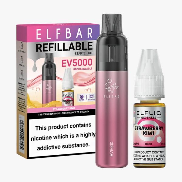 ELF BAR EV5000 STARTER KIT AND ELFLIQ SALT COMBO PACK - Image 2