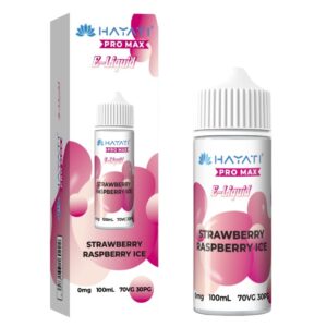STRAWBERRY RASPBERRY ICE 100ML E LIQUID HAYATI PRO MAX