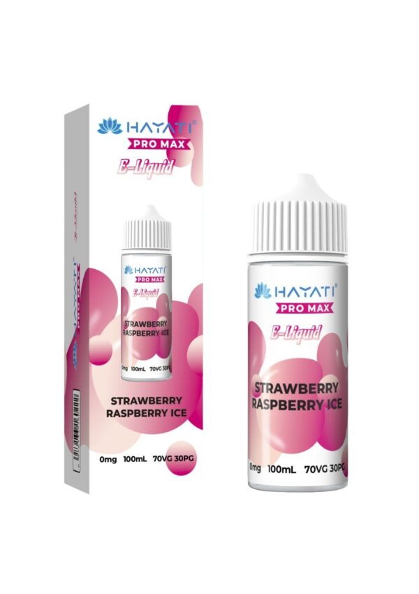 STRAWBERRY RASPBERRY ICE 100ML E LIQUID HAYATI PRO MAX