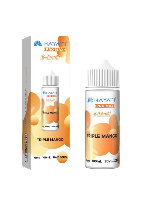 TRIPLE MANGO 100ML E LIQUID HAYATI PRO MAX