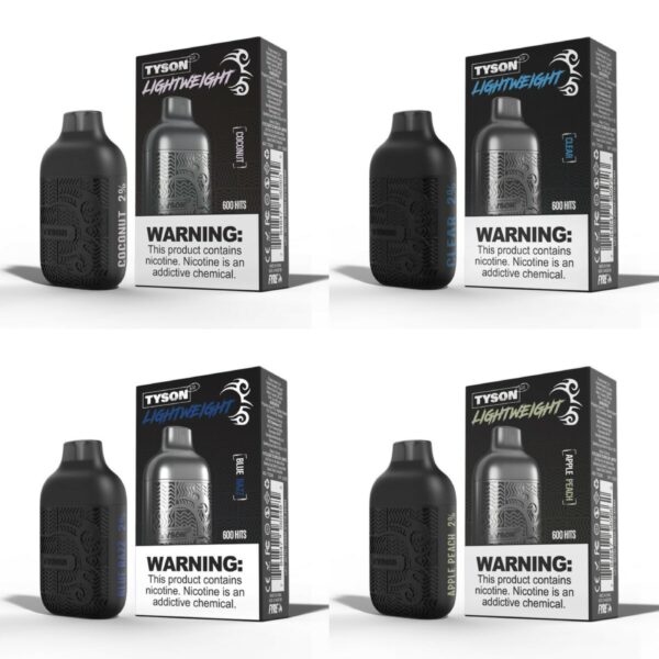 TYSON 2.0 LIGHTWEIGHT 600 DISPOSABLE KIT 20MG