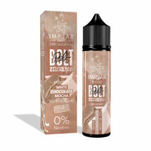 WHITE CHOCOLATE MOCHA 50ML E LIQUID IMP JAR X BOLT ZEUS JUICE