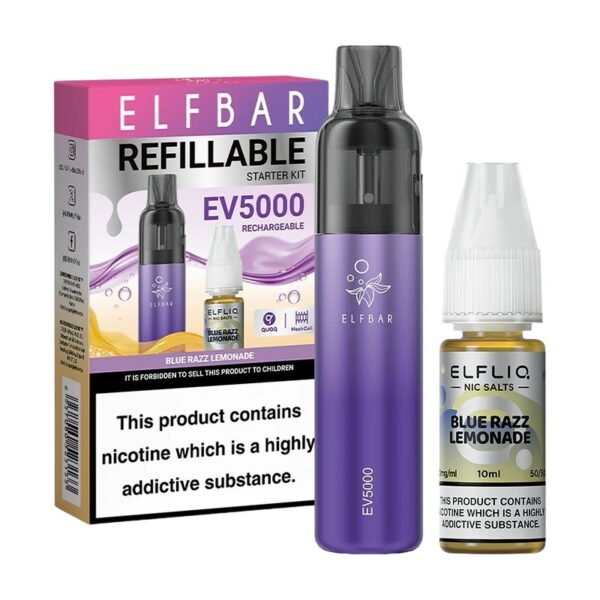 ELF BAR EV5000 STARTER KIT AND ELFLIQ SALT COMBO PACK - Image 5