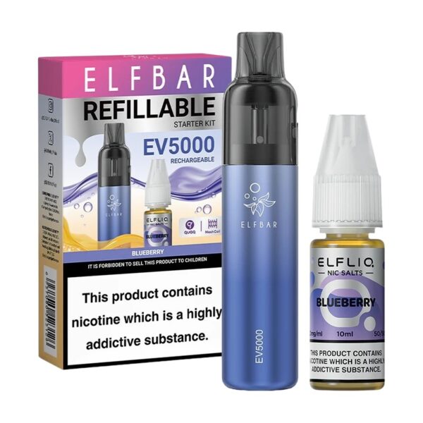 ELF BAR EV5000 STARTER KIT AND ELFLIQ SALT COMBO PACK - Image 6