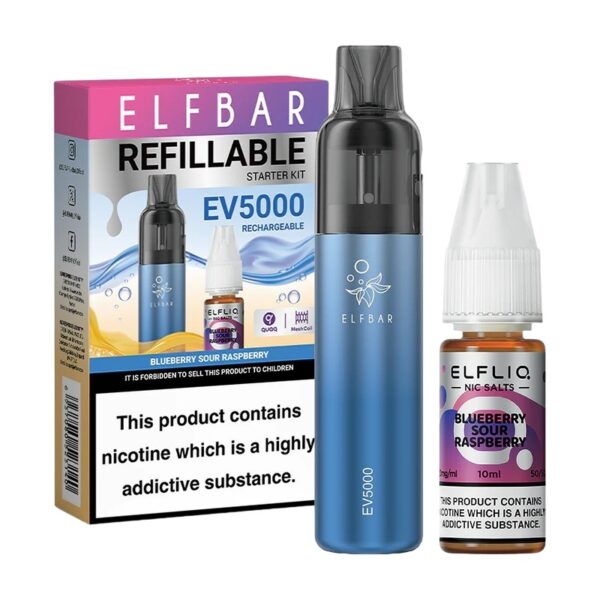 ELF BAR EV5000 STARTER KIT AND ELFLIQ SALT COMBO PACK - Image 7