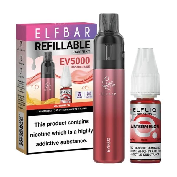 ELF BAR EV5000 STARTER KIT AND ELFLIQ SALT COMBO PACK - Image 2