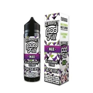 BLACKCURRANT CITRUS 40ML E LIQUID SERIOUSLY POD FILL BY DOOZY