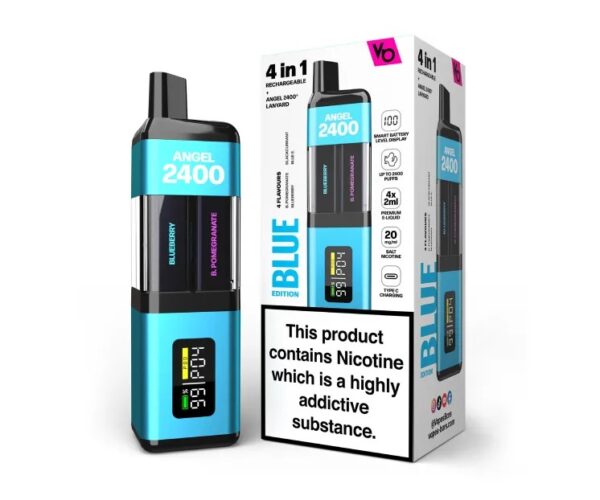 VAPE BARS ANGEL 4 IN 1 2400 PREFILLED POD VAPE KIT 20MG - Image 30