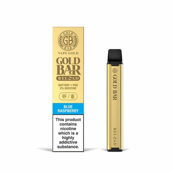 GOLD BAR RELOAD 600 PREFILLED POD VAPE KIT 20MG - Image 23