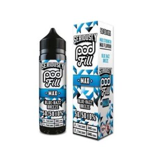 BLUE RAZZ BREEZE 40ML E LIQUID SERIOUSLY POD FILL BY DOOZY