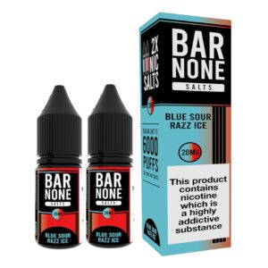 BLUE SOUR RAZZ ICE 10ML NIC SALT BAR NONE (2 PACK)